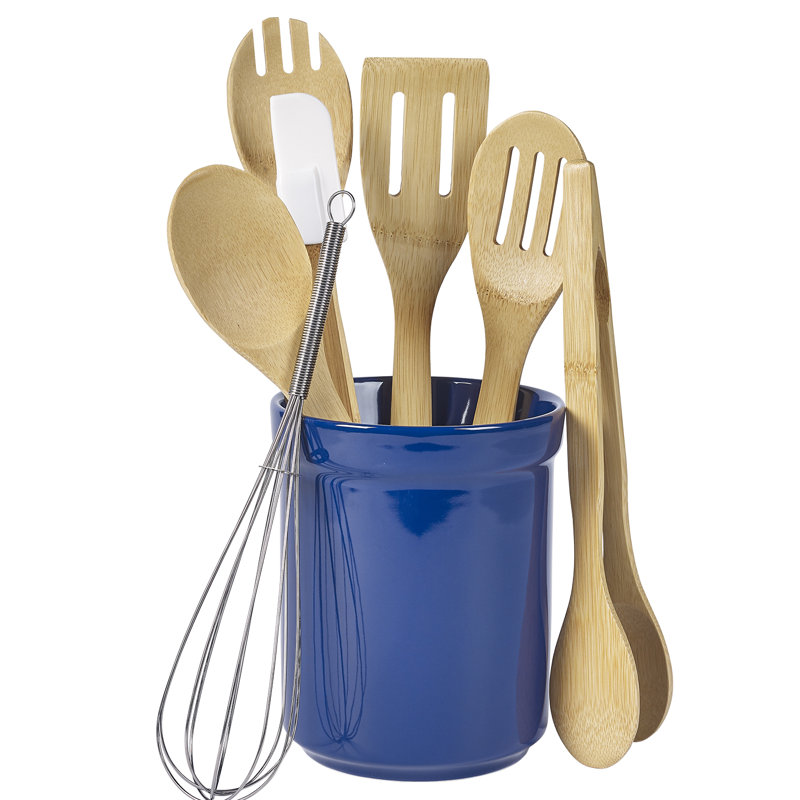 Basic Essentials 8Piece Kitchen Utensil Set & Reviews Wayfair